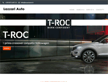 Tablet Screenshot of lazzariauto.it